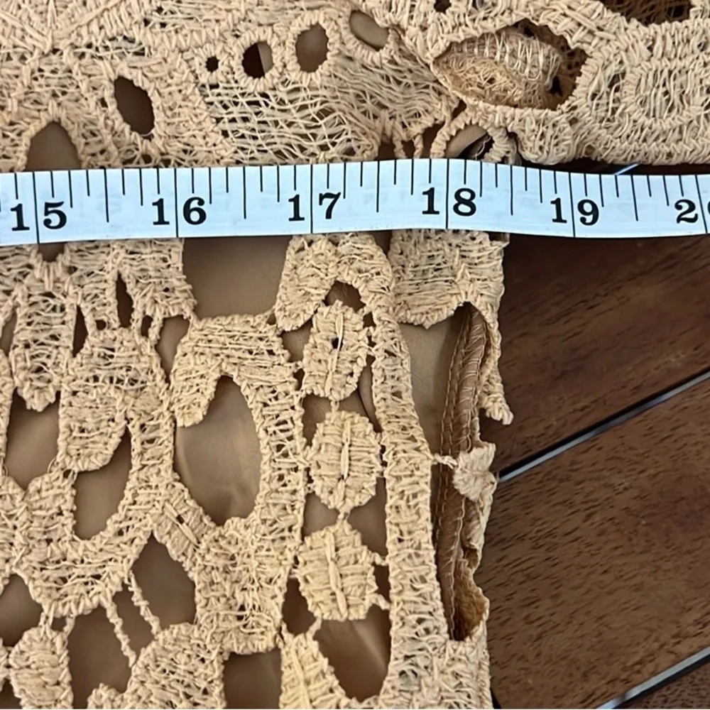 Sexy,V-Neck Lapel, Button-Down,Lace-Paneled Dress,Belted,Perfect, Size L - Picture 8 of 10